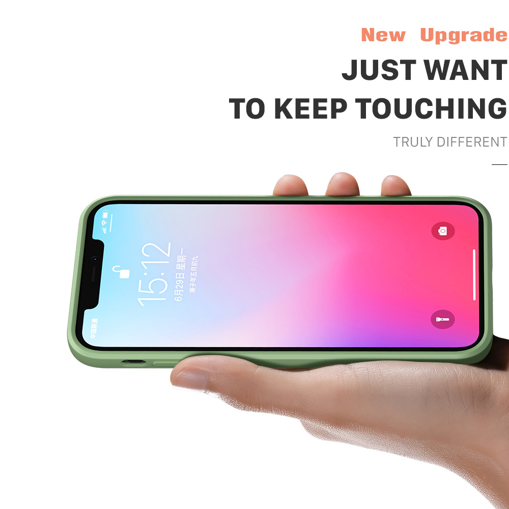OPPO Reno Z Soft Square Liquid Silicone Phone Casing Full Cover Camera Shockproof Protection Rubber Case. 