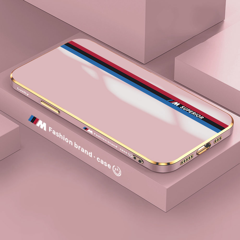 Free Lanyard) Luxury 6D Plating Case for Vivo Y11 2019 Y12i Back