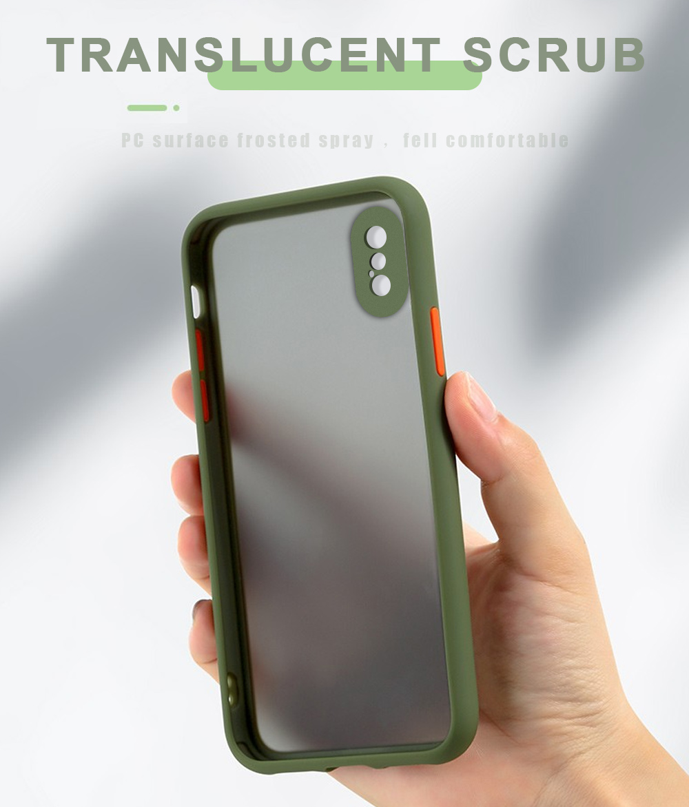 Jizetin for Samsung A30S A50 A50S Back Cover Transparent Matte