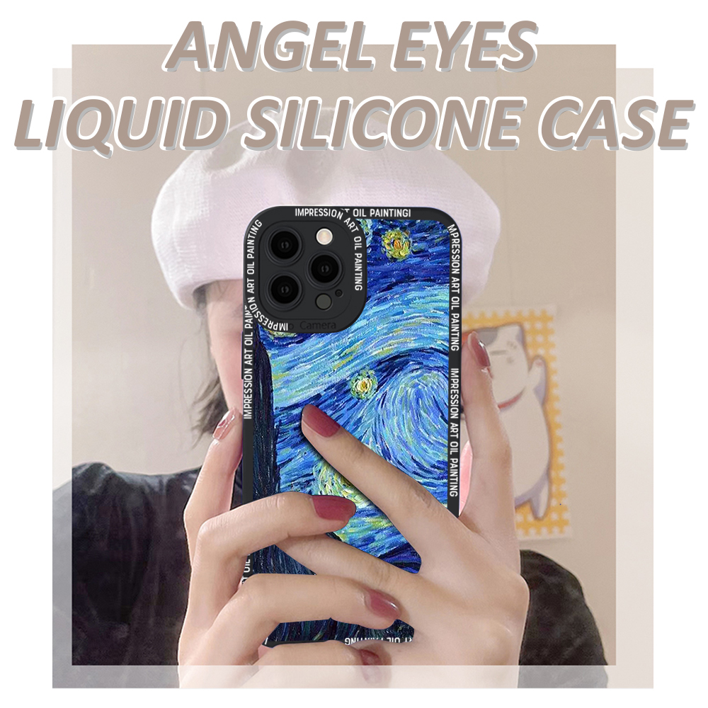 FHKL for Samsung Galaxy M51 Angel Eye Soft Back Cover INS Style