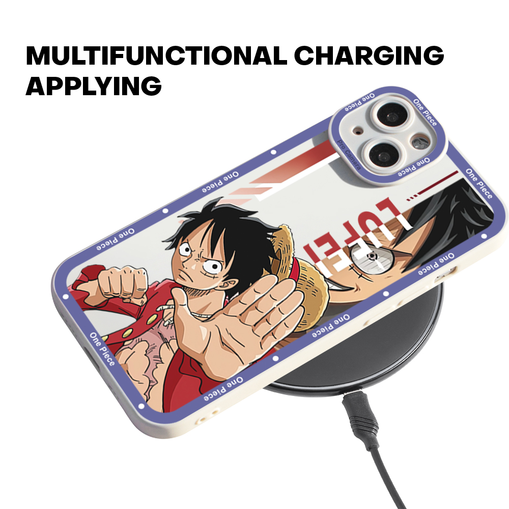 UCUC for Samsung Galaxy M33 5G Back Cover Handsome Monkey D Luffy Shockproof Soft Ultra Thin Rubber Phone Case Full Lens Precision Hole Protection Cover for Boys for Man. 