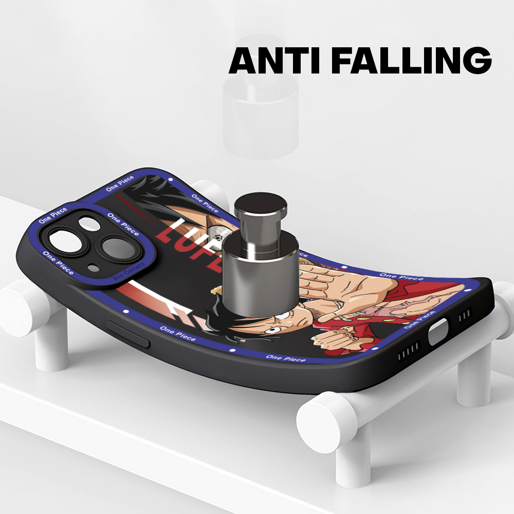 UCUC for Samsung Galaxy M33 5G Back Cover Handsome Monkey D Luffy Shockproof Soft Ultra Thin Rubber Phone Case Full Lens Precision Hole Protection Cover for Boys for Man. 