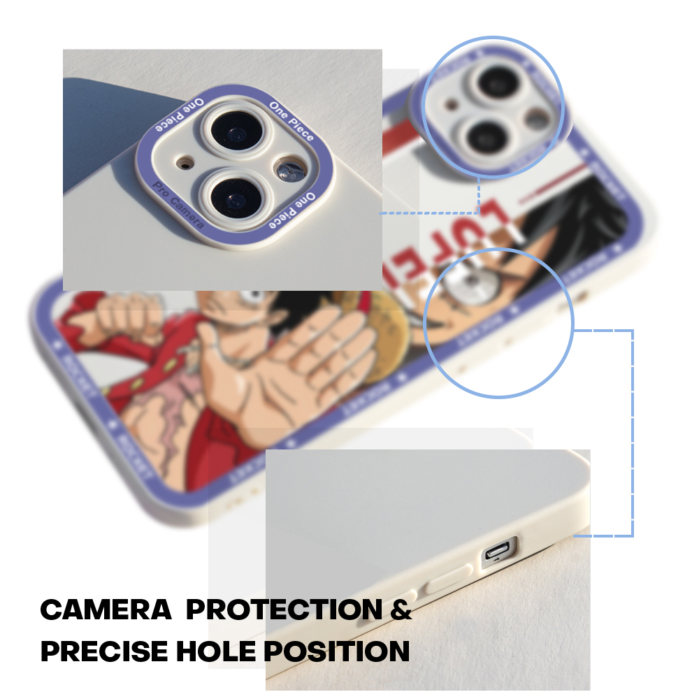 UCUC for Samsung Galaxy M33 5G Back Cover Handsome Monkey D Luffy Shockproof Soft Ultra Thin Rubber Phone Case Full Lens Precision Hole Protection Cover for Boys for Man. 
