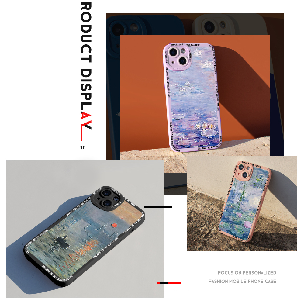 DEL for Samsung A02 M02 Back Cover Cartoon Art Oil Painting Phone